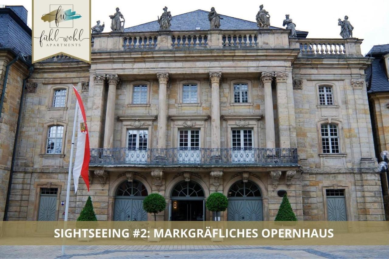 Semper Suite No1 - 2Zi Fewo 1-4 Pers, Balkon, Parkplatz, Hofgartennaehe Bayreuth Exterior foto